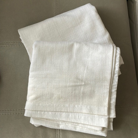 Pottery Barn Accents Pottery Barn White Curtains 2 Panels Poshmark